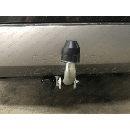 H077A GALIA Полностью оцинкованный фаркоп на Hyundai Starex 2008-2018, 2018-2023, Hyundai H1 2008-2018, 2018-2023. Тип шара: A. Установка без снятия и выреза бампера. Нагрузки: 2300/100 кг, масса фаркопа 24,22 кг