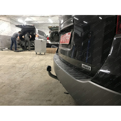 H077A GALIA Полностью оцинкованный фаркоп на Hyundai Starex 2008-2018, 2018-2023, Hyundai H1 2008-2018, 2018-2023. Тип шара: A. Установка без снятия и выреза бампера. Нагрузки: 2300/100 кг, масса фаркопа 24,22 кг