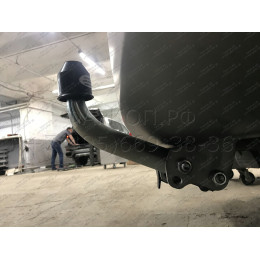 H077A GALIA Полностью оцинкованный фаркоп на Hyundai Starex 2008-2018, 2018-2023, Hyundai H1 2008-2018, 2018-2023. Тип шара: A. Установка без снятия и выреза бампера. Нагрузки: 23