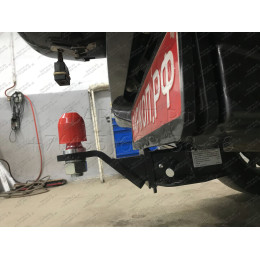 FA 0375-E Бизон Фаркоп на Suzuki Grand Vitara II 5 дверей 2005-2015. Требуется подрезка бампера. Тип шара: E (легкосъемный шар под квадрат). Нагрузки: 2600/120 кг. Не 