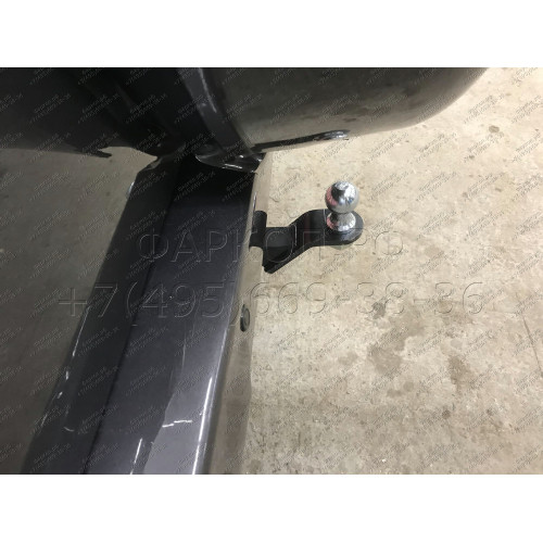 FA 0375-E Бизон Фаркоп на Suzuki Grand Vitara II 5 дверей 2005-2015. Требуется подрезка бампера. Тип шара: E (легкосъемный шар под квадрат). Нагрузки: 2600/120 кг. Не комплектуется электрикой