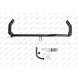 H.T75.A HALTY Фаркоп на Toyota Voxy 4WD 2001-2007, Toyota Noah 4WD 2001-2007 без подрезки бампера. Тип шара: A. Нагрузки: 750/75 кг, масса фаркопа 15,8 кг