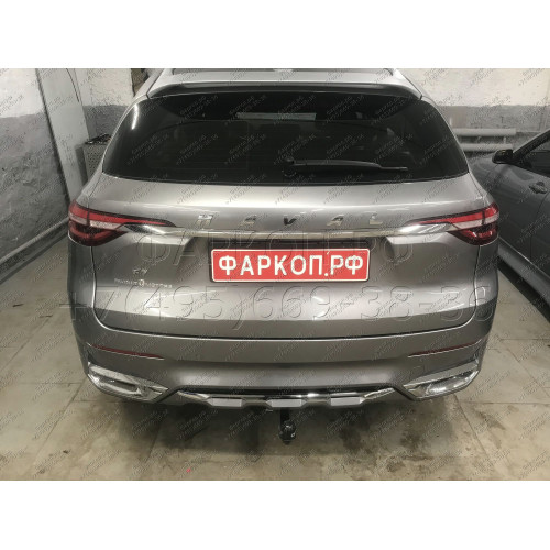 3325-A ORIS Фаркоп на Haval F7 2019-2024, Haval F7x 2019-2024 без подрезки бампера. Тип шара: A. Нагрузки: 1500/75 кг, масса фаркопа 20,4 кг (без электрики в комплекте)
