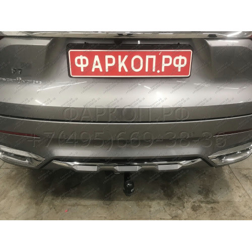 3325-A ORIS Фаркоп на Haval F7 2019-2024, Haval F7x 2019-2024 без подрезки бампера. Тип шара: A. Нагрузки: 1500/75 кг, масса фаркопа 20,4 кг (без электрики в комплекте)