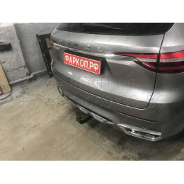 3325-A ORIS Фаркоп на Haval F7 2019-2024, Haval F7x 2019-2024 без подрезки бампера. Тип шара: A. Нагрузки: 1500/75 кг, масса фаркопа 20,4 кг (без электрики в комплекте)