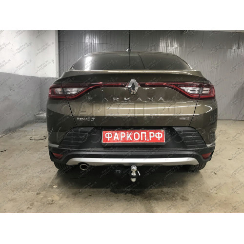 RAR-19-991122.00 PT GROUP Фаркоп на Renault Arkana 2019-2022 без подрезки бампера. Тип шара: E (легкосъемный шар под квадрат). Нагрузки: 1500/75 кг, масса фаркопа 18,4 кг (без электрики в комплекте)