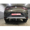 RAR-19-991122.00 PT GROUP Фаркоп на Renault Arkana 2019-2022 без подрезки бампера. Тип шара: E (легкосъемный шар под квадрат). Нагрузки: 1500/75 кг, масса фаркопа 18,4 кг (без электрики в комплекте)