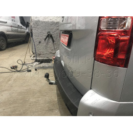 C072C GALIA Полностью оцинкованный фаркоп на Citroen Spacetourer 2016-, Peugeot Traveller 2016-, Citroen Jumpy 2016-, Peugeot Expert 2016-, Toyota Proace 2016-, Opel Zafira LIfe 2019-, Opel Vivaro 2019-, FIAT Scudo 2022-, FIAT