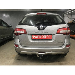 R092A GALIA Полностью оцинкованный фаркоп на Renault Koleos 2008-2016. Подрозетник убирается за бампер. Тип шара: A. Без выреза бампера. Нагрузки: 2000/100 кг, ма