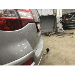 R092A GALIA Полностью оцинкованный фаркоп на Renault Koleos 2008-2016. Подрозетник убирается за бампер. Тип шара: A. Без выреза бампера. Нагрузки: 2000/100 кг, ма