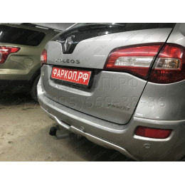 R092A GALIA Полностью оцинкованный фаркоп на Renault Koleos 2008-2016. Подрозетник убирается за бампер. Тип шара: A. Без выреза бампера. Нагрузки: 2000/100 кг, ма