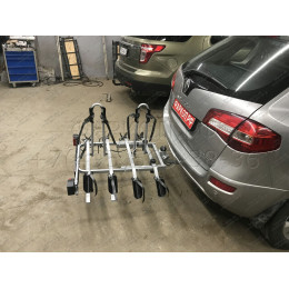 R092A GALIA Полностью оцинкованный фаркоп на Renault Koleos 2008-2016. Подрозетник убирается за бампер. Тип шара: A. Без выреза бампера. Нагрузки: 2000/100 кг, ма