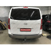 H077A GALIA Полностью оцинкованный фаркоп на Hyundai Starex 2008-2018, 2018-2023, Hyundai H1 2008-2018, 2018-2023. Тип шара: A. Установка без снятия и выреза бампера. Нагрузки: 2300/100 кг, масса фаркопа 24,22 кг
