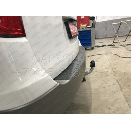 H077A GALIA Полностью оцинкованный фаркоп на Hyundai Starex 2008-2018, 2018-2023, Hyundai H1 2008-2018, 2018-2023. Тип шара: A. Установка без снятия и выреза бампера. Нагрузки: 23