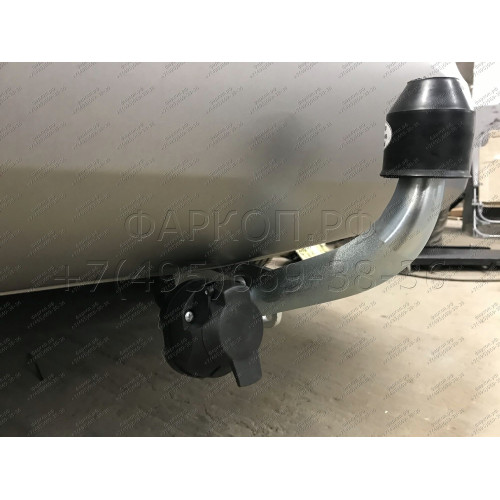 H077A GALIA Полностью оцинкованный фаркоп на Hyundai Starex 2008-2018, 2018-2023, Hyundai H1 2008-2018, 2018-2023. Тип шара: A. Установка без снятия и выреза бампера. Нагрузки: 2300/100 кг, масса фаркопа 24,22 кг