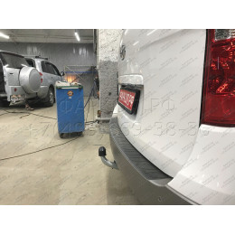 H077A GALIA Полностью оцинкованный фаркоп на Hyundai Starex 2008-2018, 2018-2023, Hyundai H1 2008-2018, 2018-2023. Тип шара: A. Установка без снятия и выреза бампера. Нагрузки: 23
