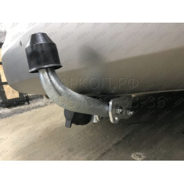H077A GALIA Полностью оцинкованный фаркоп на Hyundai Starex 2008-2018, 2018-2023, Hyundai H1 2008-2018, 2018-2023. Тип шара: A. Установка без снятия и выреза бампера. Нагрузки: 23