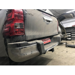 FA 0971-E Бизон Фаркоп на Toyota Hilux 2015-, JAC T6 2019-, JAC T8 2019-, JAC T8 Pro 2023-, Sollers ST6 2023-, Sollers ST8 2024- без подрезки бампера. Тип шара: E (легкосъемный шар под квадрат