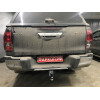 FA 0971-E Бизон Фаркоп на Toyota Hilux 2015-, JAC T6 2019-, JAC T8 2019-, JAC T8 Pro 2023-, Sollers ST6 2023-, Sollers ST8 2024- без подрезки бампера. Тип шара: E (легкосъемный шар под квадрат). Нагрузки: 3500/120 кг. Не комплектуется электрикой