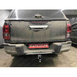 FA 0971-E Бизон Фаркоп на Toyota Hilux 2015-, JAC T6 2019-, JAC T8 2019-, JAC T8 Pro 2023-, Sollers ST6 2023-, Sollers ST8 2024- без подрезки бампера. Тип шара: E (легкосъемный шар под квадрат