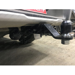 FA 0971-E Бизон Фаркоп на Toyota Hilux 2015-, JAC T6 2019-, JAC T8 2019-, JAC T8 Pro 2023-, Sollers ST6 2023-, Sollers ST8 2024- без подрезки бампера. Тип шара: E (легкосъемный шар под квадрат