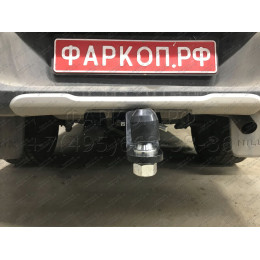 FA 0971-E Бизон Фаркоп на Toyota Hilux 2015-, JAC T6 2019-, JAC T8 2019-, JAC T8 Pro 2023-, Sollers ST6 2023-, Sollers ST8 2024- без подрезки бампера. Тип шара: E (легкосъемный шар под квадрат