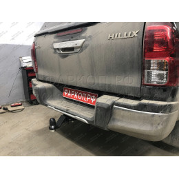 FA 0971-E Бизон Фаркоп на Toyota Hilux 2015-, JAC T6 2019-, JAC T8 2019-, JAC T8 Pro 2023-, Sollers ST6 2023-, Sollers ST8 2024- без подрезки бампера. Тип шара: E (легкосъемный шар под квадрат