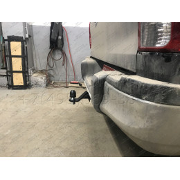 FA 0971-E Бизон Фаркоп на Toyota Hilux 2015-, JAC T6 2019-, JAC T8 2019-, JAC T8 Pro 2023-, Sollers ST6 2023-, Sollers ST8 2024- без подрезки бампера. Тип шара: E (легкосъемный шар под квадрат