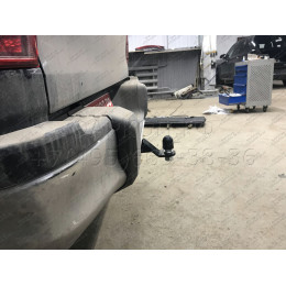 FA 0971-E Бизон Фаркоп на Toyota Hilux 2015-, JAC T6 2019-, JAC T8 2019-, JAC T8 Pro 2023-, Sollers ST6 2023-, Sollers ST8 2024- без подрезки бампера. Тип шара: E (легкосъемный шар под квадрат