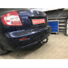 SZ 10 AVTOS Фаркоп на Suzuki SX4 седан 2006-2013 без подрезки бампера. Тип шара: A. Нагрузки: 1200/75 кг, масса фаркопа 19 кг (без электрики в комплекте)