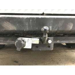 MB 06 AVTOS Фаркоп на Mercedes Sprinter одинарные колеса, без ступеньки, база 3250 мм / 4325 мм 2006-2019, 2019-. Требуется подрезка бампера. Тип шара: F. Нагрузки: 3500/140