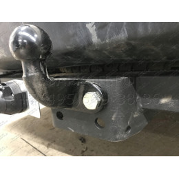 MB 06 AVTOS Фаркоп на Mercedes Sprinter одинарные колеса, без ступеньки, база 3250 мм / 4325 мм 2006-2019, 2019-. Требуется подрезка бампера. Тип шара: F. Нагрузки: 3500/140