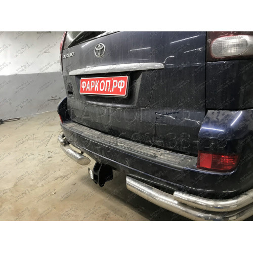 3011-E ORIS Фаркоп на Toyota Land Cruiser Prado 120 2002-2009, Toyota Land Cruiser Prado 150 2009-2023, Lexus GX470 2003-2009, Lexus GX460 2009-2023. Необходима подрезка бампера. Тип шара: E. Нагрузки: 2500/100 кг, масса фаркопа 11,5 кг (без электрики в к