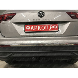 SKQ-17-991122.00 PT GROUP Фаркоп на Volkswagen Tiguan 2008-2017, 2017-2024 (без подрезки бампера), Skoda Kodiaq 2017-2023, 2023- (требуется подрезка бампера), Skoda Karoq 2019- (требуется подр