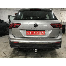SKQ-17-991122.00 PT GROUP Фаркоп на Volkswagen Tiguan 2008-2017, 2017-2024 (без подрезки бампера), Skoda Kodiaq 2017-2023, 2023- (требуется подрезка бампера), Skoda Karoq 2019- (требуется подр