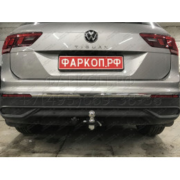 SKQ-17-991122.00 PT GROUP Фаркоп на Volkswagen Tiguan 2008-2017, 2017-2024 (без подрезки бампера), Skoda Kodiaq 2017-2023, 2023- (требуется подрезка бампера), Skoda Karoq 2019- (требуется подр
