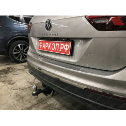 SKQ-17-991122.00 PT GROUP Фаркоп на Volkswagen Tiguan 2008-2017, 2017-2024 (без подрезки бампера), Skoda Kodiaq 2017-2023, 2023- (требуется подрезка бампера), Skoda Karoq 2019- (требуется подр