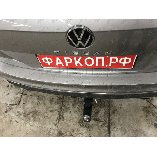 SKQ-17-991122.00 PT GROUP Фаркоп на Volkswagen Tiguan 2008-2017, 2017-2024 (без подрезки бампера), Skoda Kodiaq 2017-2023, 2023- (требуется подрезка бампера), Skoda Karoq 2019- (требуется подрезка бампера). Тип шара: E (легкосъемный шар под квадрат). Нагр