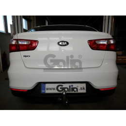 K037C GALIA Полностью оцинкованный фаркоп на Kia Rio III хетчбек/седан 2011-2017. Тип шара: C (горизонтальный съемный). Установка без снятия и выреза бампе