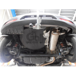 K037C GALIA Полностью оцинкованный фаркоп на Kia Rio III хетчбек/седан 2011-2017. Тип шара: C (горизонтальный съемный). Установка без снятия и выреза бампе