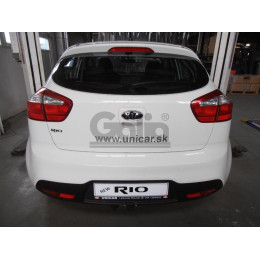 K037C GALIA Полностью оцинкованный фаркоп на Kia Rio III хетчбек/седан 2011-2017. Тип шара: C (горизонтальный съемный). Установка без снятия и выреза бампе