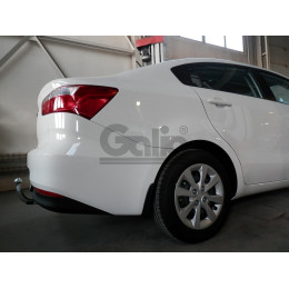 K037C GALIA Полностью оцинкованный фаркоп на Kia Rio III хетчбек/седан 2011-2017. Тип шара: C (горизонтальный съемный). Установка без снятия и выреза бампе