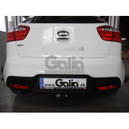 K037C GALIA Полностью оцинкованный фаркоп на Kia Rio III хетчбек/седан 2011-2017. Тип шара: C (горизонтальный съемный). Установка без снятия и выреза бампе