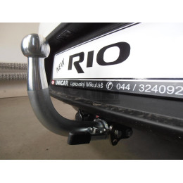 K037C GALIA Полностью оцинкованный фаркоп на Kia Rio III хетчбек/седан 2011-2017. Тип шара: C (горизонтальный съемный). Установка без снятия и выреза бампе