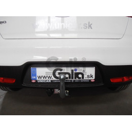 K037C GALIA Полностью оцинкованный фаркоп на Kia Rio III хетчбек/седан 2011-2017. Тип шара: C (горизонтальный съемный). Установка без снятия и выреза бампе