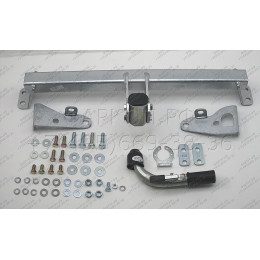 K0506C GALIA Полностью оцинкованный фаркоп на Kia Sorento MQ4 2020-, Hyundai Santa Fe 2020-2023. Тип шара: C (горизонтальный съемный). Установка без выреза бампера. Нагр