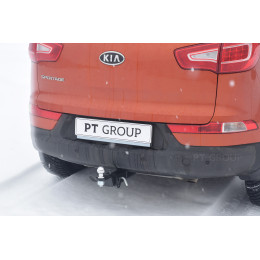 KSG-10-991122.00 PT GROUP Фаркоп на Kia Sportage 3 2010-2016 без подрезки бампера. Тип шара: E (легкосъемный шар под квадрат). Нагрузки: 2800/80 кг, масса фаркопа 17,1 кг (