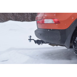 KSG-10-991122.00 PT GROUP Фаркоп на Kia Sportage 3 2010-2016 без подрезки бампера. Тип шара: E (легкосъемный шар под квадрат). Нагрузки: 2800/80 кг, масса фаркопа 17,1 кг (