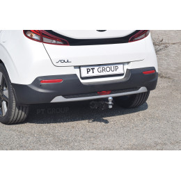 KSL-19-991122.00 PT GROUP Фаркоп на Kia Soul 2019- без подрезки бампера. Тип шара: E (легкосъемный шар под квадрат). Нагрузки: 1500/80 кг, масса фаркопа 17,2 кг (без эл