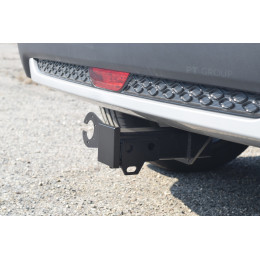 KSL-19-991122.00 PT GROUP Фаркоп на Kia Soul 2019- без подрезки бампера. Тип шара: E (легкосъемный шар под квадрат). Нагрузки: 1500/80 кг, масса фаркопа 17,2 кг (без эл